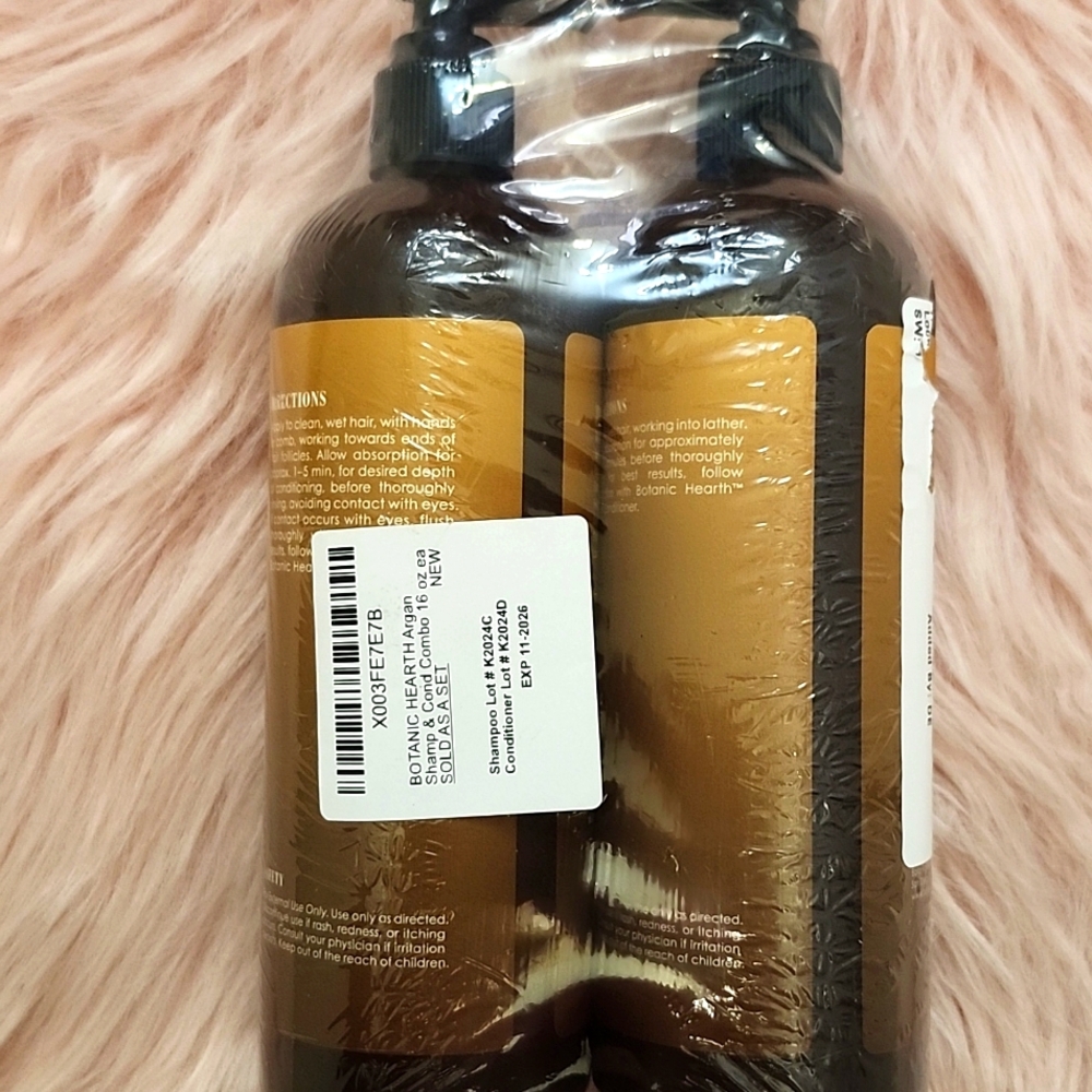 Brand New BOTANIC HEARTH ARGAN SHAMPOO & CONDITIONER-2CT - Picture 2 of 6